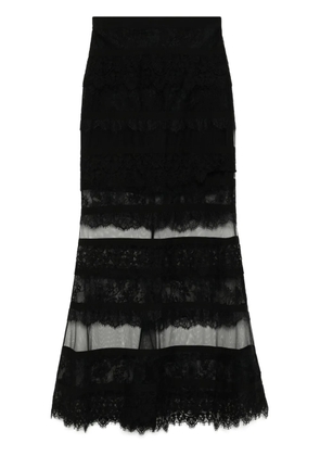 Elie Saab lace skirt - Black