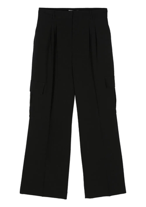 HERSKIND Louise mid-waist straight-leg trousers - Black