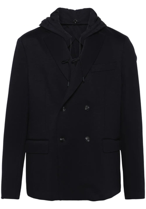 Emporio Armani hooded blazer - Blue