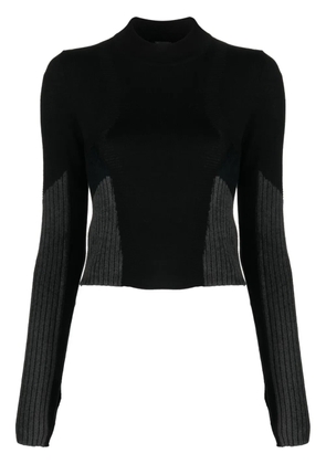 PINKO ribbed knitted jumper - Black
