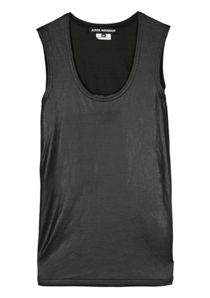 Junya Watanabe scoop-neck tank top - Black
