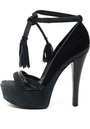 Louis Vuitton Pre-Owned 140mm leather heeled pumps - Black