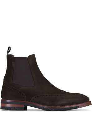 MARTIN DINGMAN suede chelsea boots - Brown
