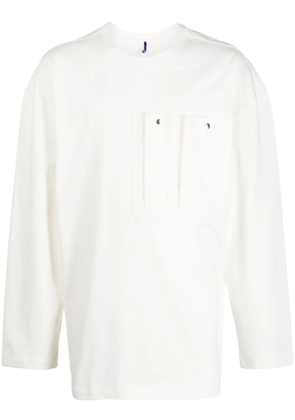 OAMC long-sleeve organic cotton T-shirt - Neutrals