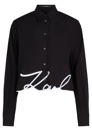 Karl Lagerfeld Signature shirt - Black