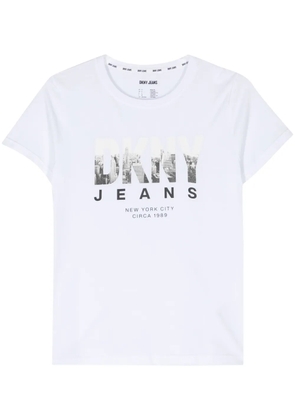 DKNY Skyline photograph-print T-shirt - White