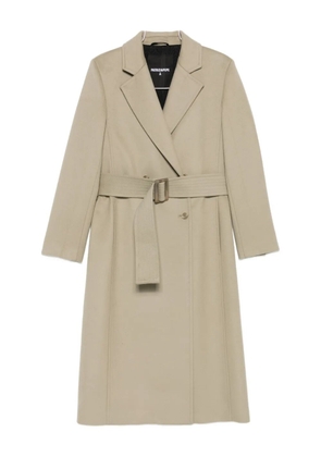 Patrizia Pepe belted double-breasted coat - Neutrals