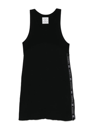 CHANEL Pre-Owned 2004 sport line sleeveless dress - Black