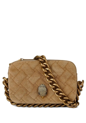 Kurt Geiger London small Kensington eagle-embellishment cross body bag - Brown