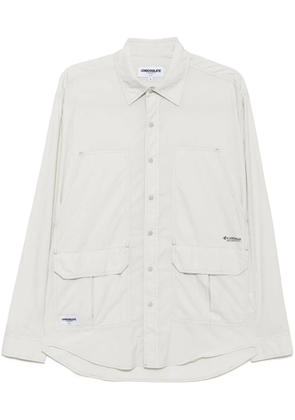 CHOCOOLATE logo-print shirt - Neutrals