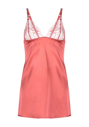 Fleur Of England Sienna lace-detail babydoll - Pink