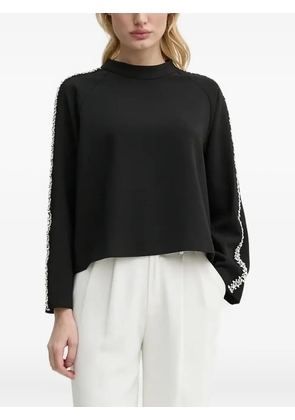 Ba&Sh Scotty crystal-embellished sweatshirt - Black