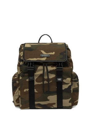GIANNI CHIARINI Oslo camouflage backpack - Green