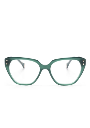 Carolina Herrera square-frame glasses - Green