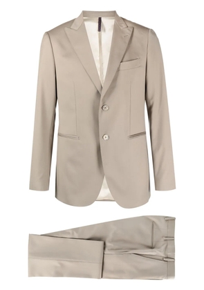 Château Lafleur-Gazin peak-lapels single-breasted suit - Neutrals