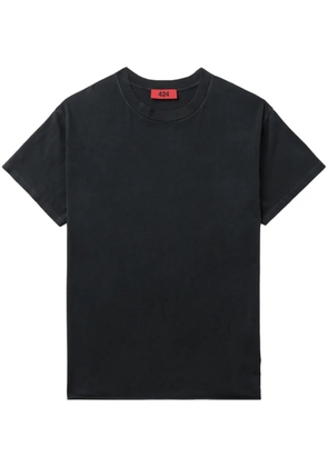 424 round-neck short-sleeve T-shirt - Black