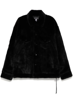 Mastermind World faux-fur jacket - Black