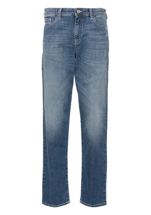Emporio Armani mid-rise slim-cut jeans - Blue