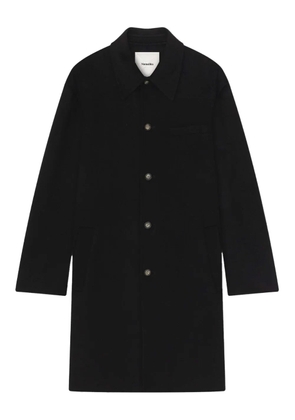 Nanushka Janno button-fastening coat - Black