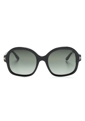 TOM FORD Eyewear Hanley oversized square-frame sunglasses - Black