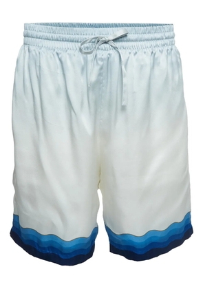 Casablanca pre-owned silk shorts - Blue