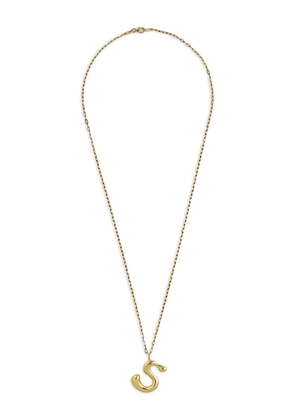 Jewels Aficionado 14K yellow gold S-pendant necklace