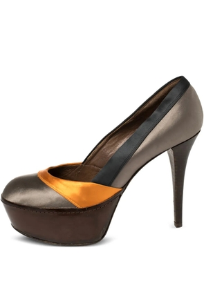 Marni Pre-Owned platform pumps - Brown