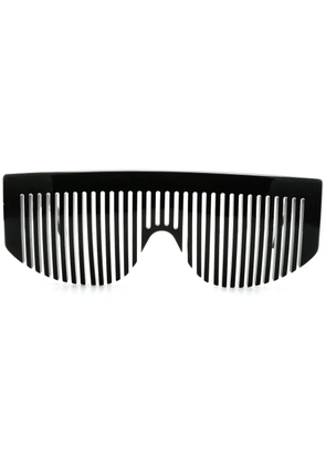 CHANEL Pre-Owned 1993 comb-detail sunglasses - Black