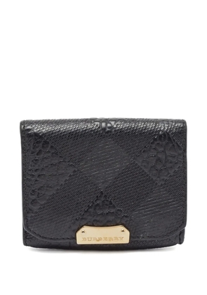 Burberry Pre-Owned 2024 checkered wallet - Black