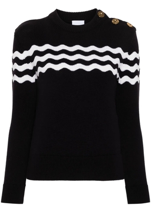 Patou Wave knitted jumper - Blue
