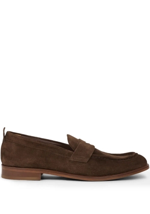 ETRO suede loafers - Brown