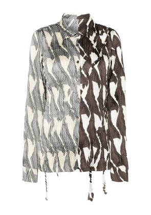 JNBY patterned shirt - Brown