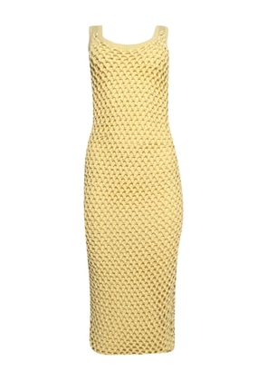 diotima Emin scoop-neck midi dress - Yellow
