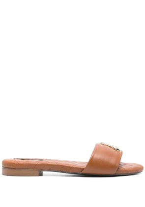 Patrizia Pepe leather sandals - Brown