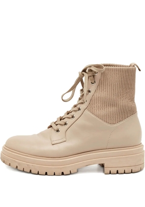 Gianvito Rossi pre-owned leather boots - Neutrals