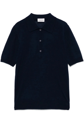 P.A.R.O.S.H. fine-knit polo top - Blue