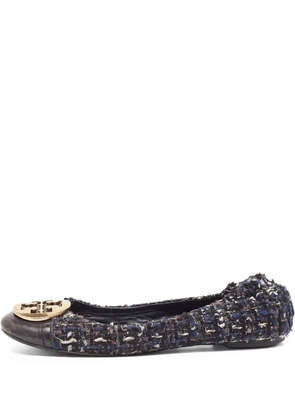 Tory Burch pre-owned Serena 2 tweed ballet flats - Purple