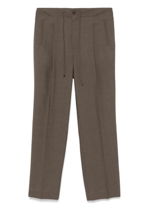 Frenken wool mélange trousers - Brown