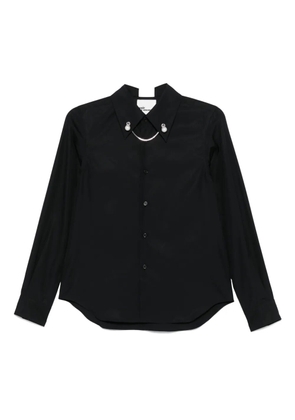 Noir Kei Ninomiya cotton shirt - Black