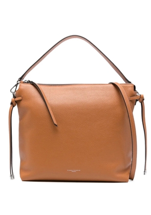 GIANNI CHIARINI Brina drawstring top-handle shoulder bag - Brown
