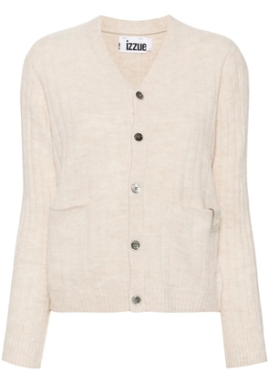 izzue v-neck cardigan - Neutrals