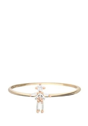 Little Ones Paris 18kt rose gold Girl diamond ring - Pink