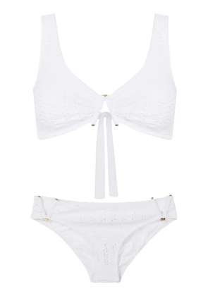 Amir Slama plunge-style stretch bikini - White