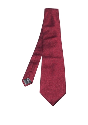 Gianfranco Ferré Pre-Owned patterned-jacquard silk tie - Red