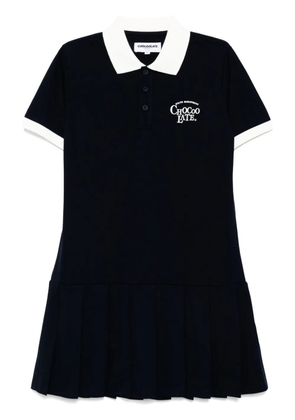 CHOCOOLATE logo-embroidered dress - Blue