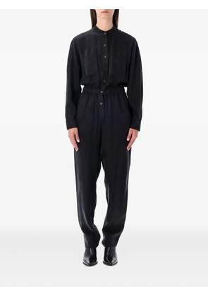 MARANT ÉTOILE Zully button-fastening pocket jumpsuit - Black