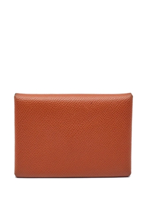 Hermès Pre-Owned Calvi Duo cardholder - Brown