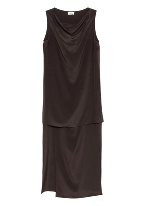 P.A.R.O.S.H. silk blouse - Brown