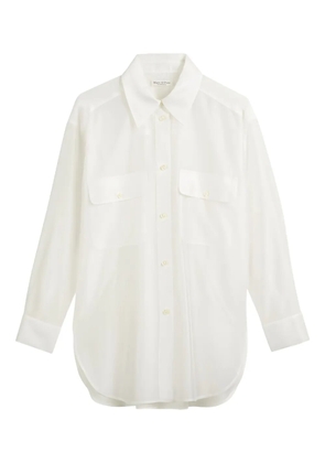 Marc O'Polo sheer button-up shirt - White