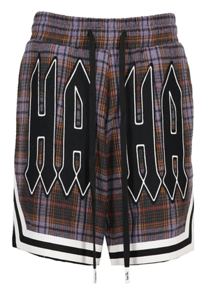 Haculla Praising plaid basketball shorts - Black